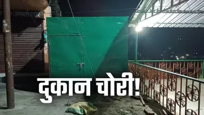 चोर सामान तो छोड़ो दुकान ही चोर कर ले गए  होना था उद्घाटन