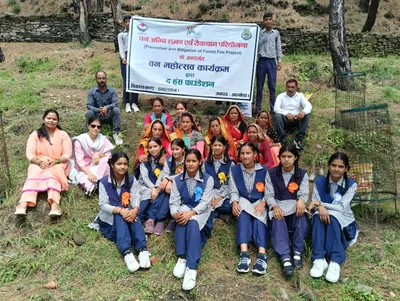 हंस फाउंडेशन की ओर से ज्योली शिलिंग और कुज्याडी वन क्षेत्र में किया गया पौधरोपण