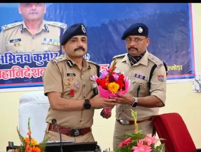 अल्मोड़ा पहुंचे पुलिस महानिदेशक  बोले अब ईको फ्रेंडली बनेगी मित्र पुलिस